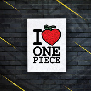 Toile I love one piece