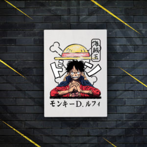 Toile Luffy Captain